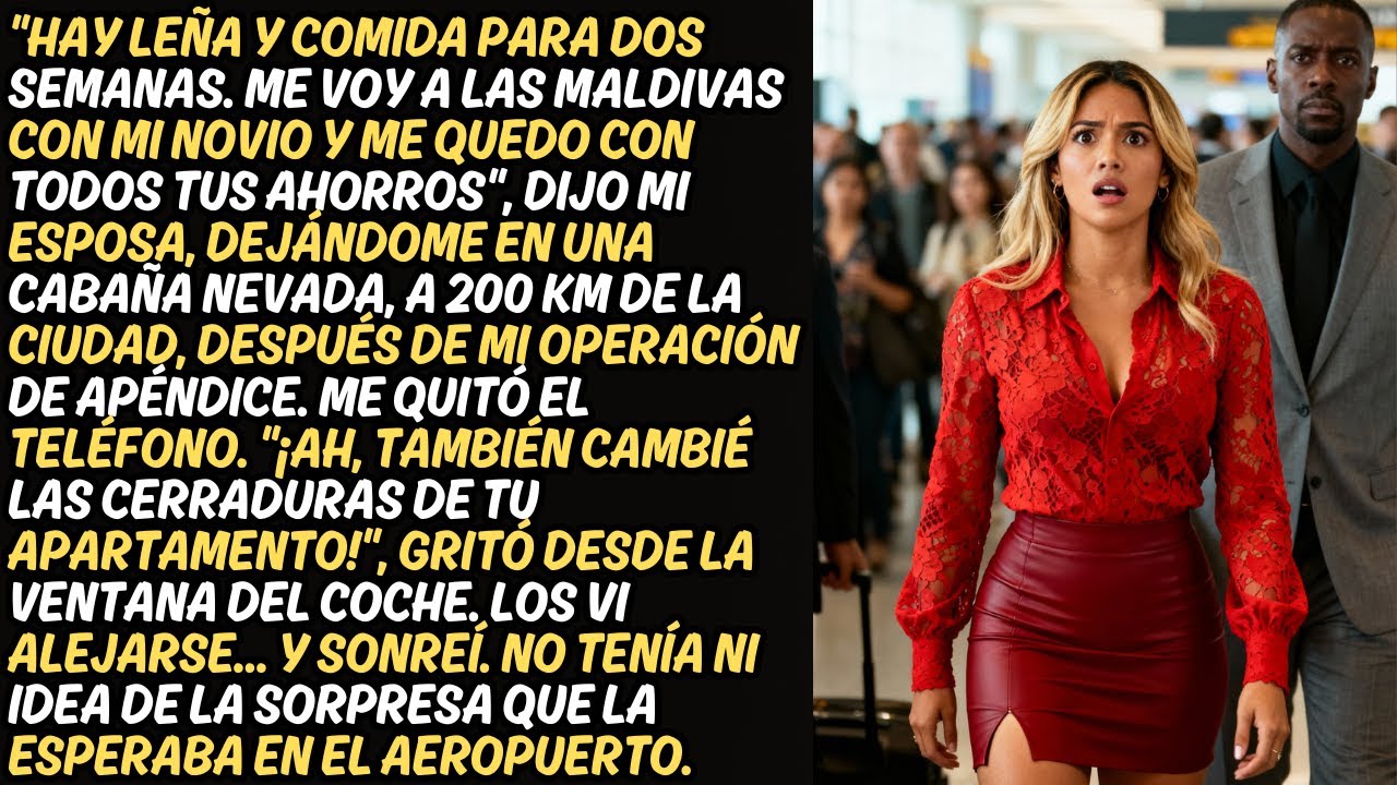 Mi esposa me dejó en una cabaña helada, me robó y me humilló. La traición acabó con ella.