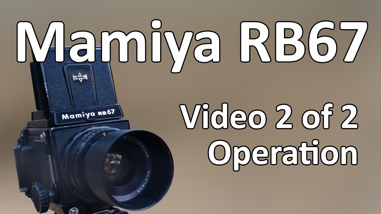 Mamiya RB67 Video Manual 2 of 2: Operation, Mount Lens, Load Film, Flash Use, & Double Exposures