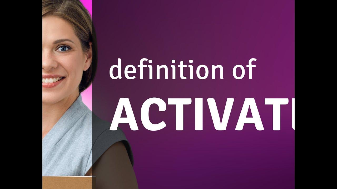 Activate | ACTIVATE meaning - YouTube
