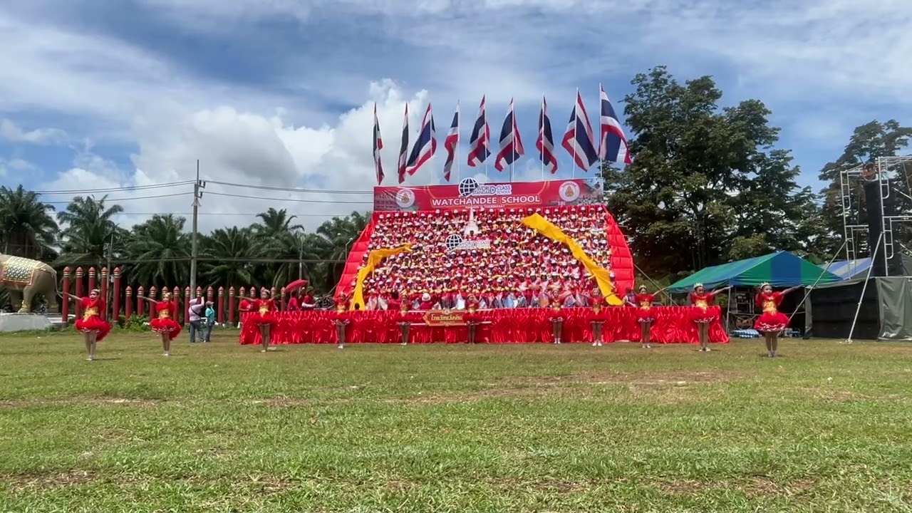 กองเชียร์ โรงเรียนวัดจันดี วันที่ 2  Changklang games 2025