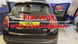 Fiat 500X with starting issue