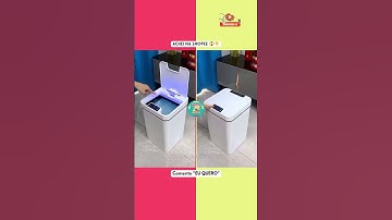 Achei na Shopee essa Lixeira com Sensor Automático Inteligente #shopee#ShopeeBrasil#achadinhosshopee