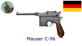 Mauser C96 (early Modell 1930/Broomhandle), 7,63 mm Mauser (7,63x25 mm/.30 Mauser Automatic)