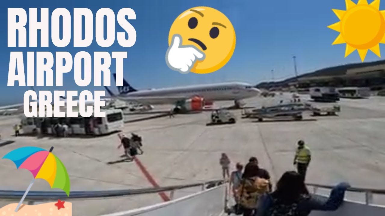 Arriving at Rhodes International Airport YouTube