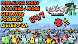 Free Giveaway Pokémon Legends Zafree Shiny Alpha Starter Link Tradesshiny Alpha Pseudo