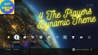 4 THE PLAYERS PS4 DYNAMIC THEME