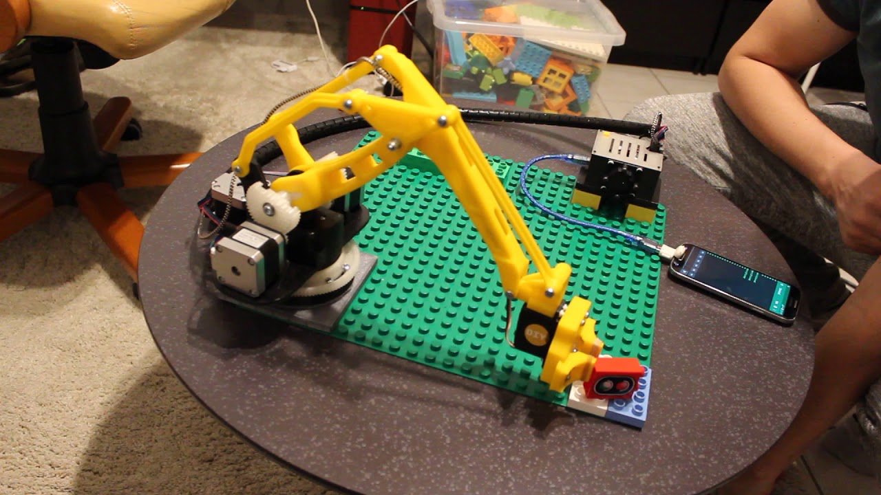 grbl arm android - YouTube