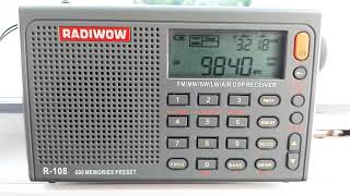 9840 KHz TRT Türkiye'nin Sesi Avrupa yayını Mersinde Böyle çalıyor