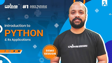 Python Features and Applications - Demo Session Powered by Croma Campus