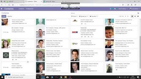 Módulo Contactos Odoo