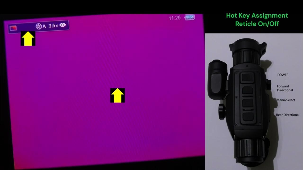 Bering Optics Super Hogster A3 Laser Range Finder (LRF) Button key