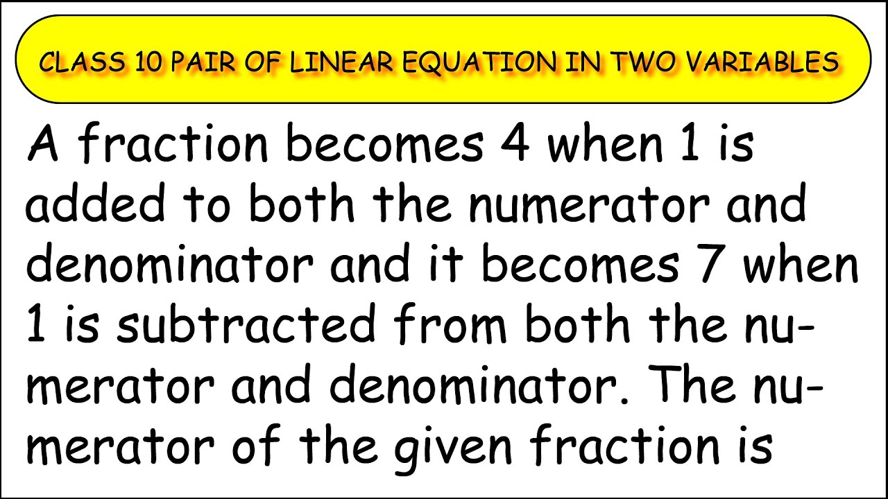 A Fraction Becomes 4 When 1 Is Added To Both The Numerator And a-fraction-becomes-4-when-1-is-added-to-both-the-numerator-and
