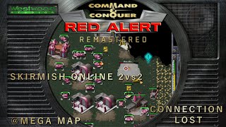 2vs2 SKIRMISH ONLINE RED ALERT - map mega 3vs3 (connection lost)