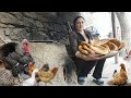 A FORGOTTEN recipe of BREAD in a tandoor. Life in the Avar village. ASMR sounds