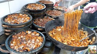 Корейская УЛИЧНАЯ Еда - ТОП Вкусные Блюда из ЛАПШИ, Лапша из Черной ФАСОЛИ, Жареные МОРЕПРОДУКТЫ...