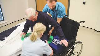 Bed to Wheelchair with Board  Finding Your Feet and NHS Scotland
