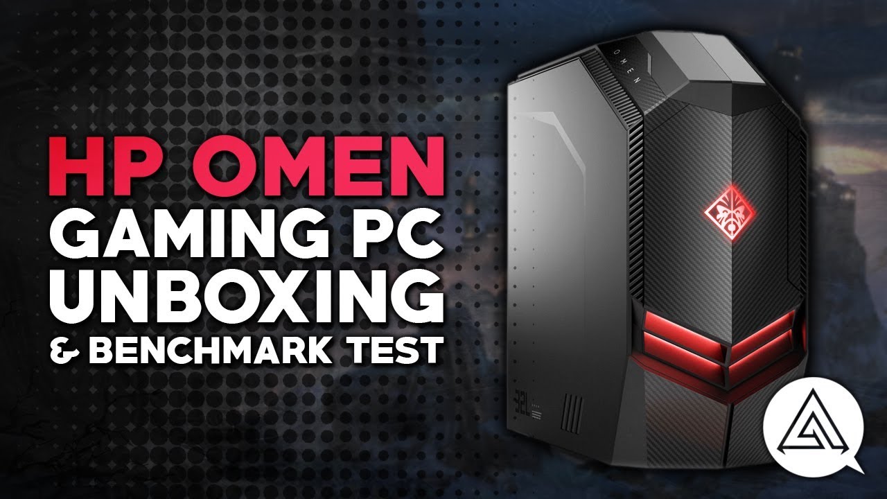 HP OMEN Desktop Gaming PC Unboxing & Benchmark Tests 