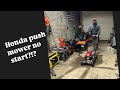 Honda push mower won’t start?? Let’s get it going again!