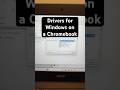 Windows on a Chromebook is probably better with drivers #tech #pc #chromebook #windows #yaptech