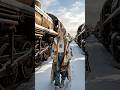 Cinematic Travel Vlog: NYC’s Hidden Train Graveyard 🚂🧥 #shorts