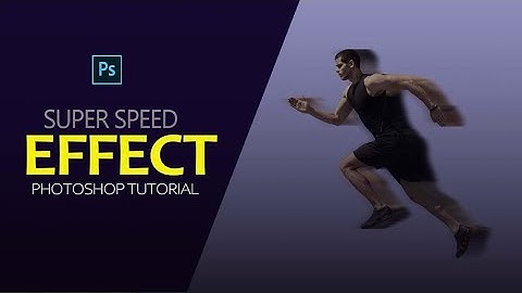 How to Create SUPER SPEED EFFECT in photoshop | photoshop tutorial.