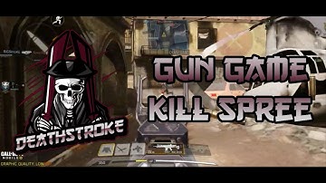 Gun Game Kill Spree | DEATHstrØkE | COD Mobile