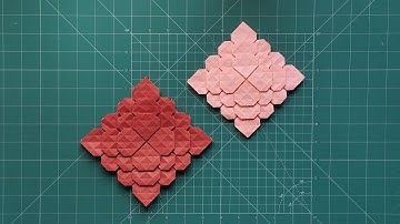 Origami Tessellation Model no. 85-25 Tutorial: Step-by-Step Paper Art Folding | DIY
