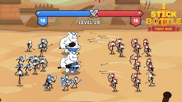 Stick Combat : Battle Simulator 🏹 - Gameplay Walkthrough - Part 1 (Android,ios)