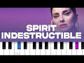Nelly Furtado - Spirit Indestructible  (piano tutorial)