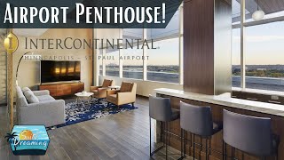 Check out the wall of windows in the Airport Penthouse! Intercontinental MSP Airport