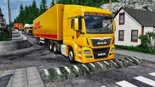 Trucks Vs Speed Bumps | BeamNG.Drive