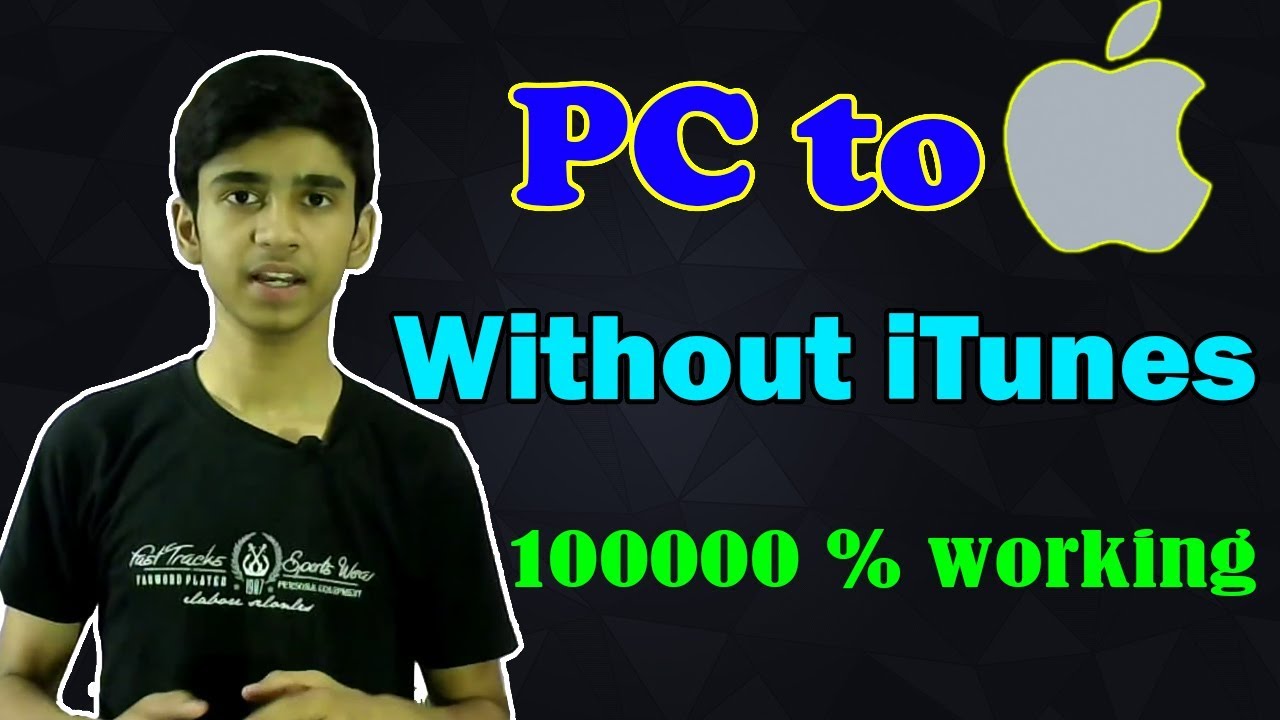 How to transfer files from PC to iPhone without using iTunes.