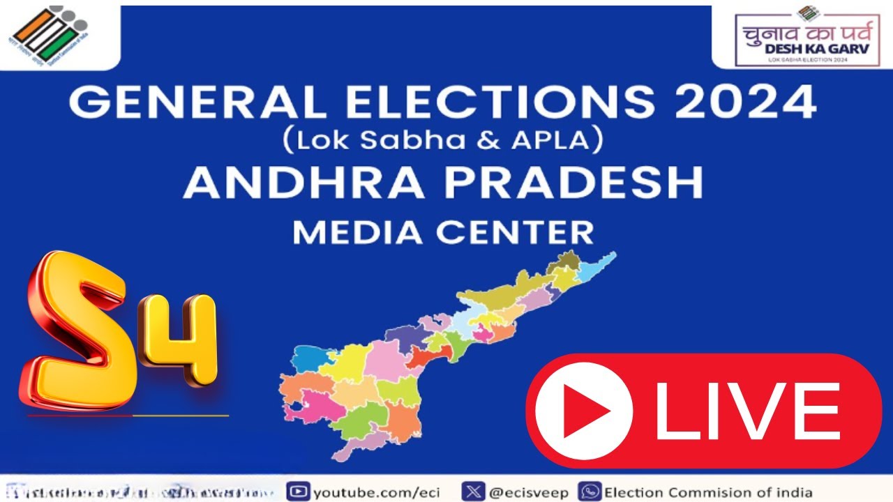 Press Conference by C.E.O, AP & E.O. Principal Secretary to Govt. at Election Media Center