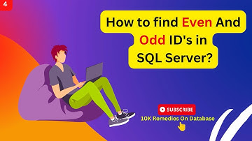 How to find odd and even records in sql server? | How do you find odd and even numbers in SQL query?