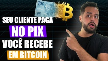 Como Vender Qualquer Coisa e Receber em Bitcoin (Automático via Pix)