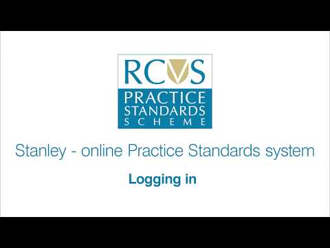 Stanley - online PSS system - Logging in