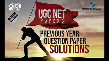 NTA NET Computer Science August 2016 Paper 2 Previous Year Solution