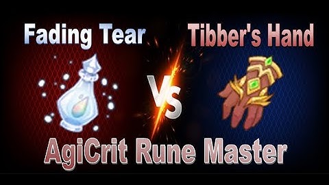 Is Fading Tear worth it? AgiCrit Rune Master