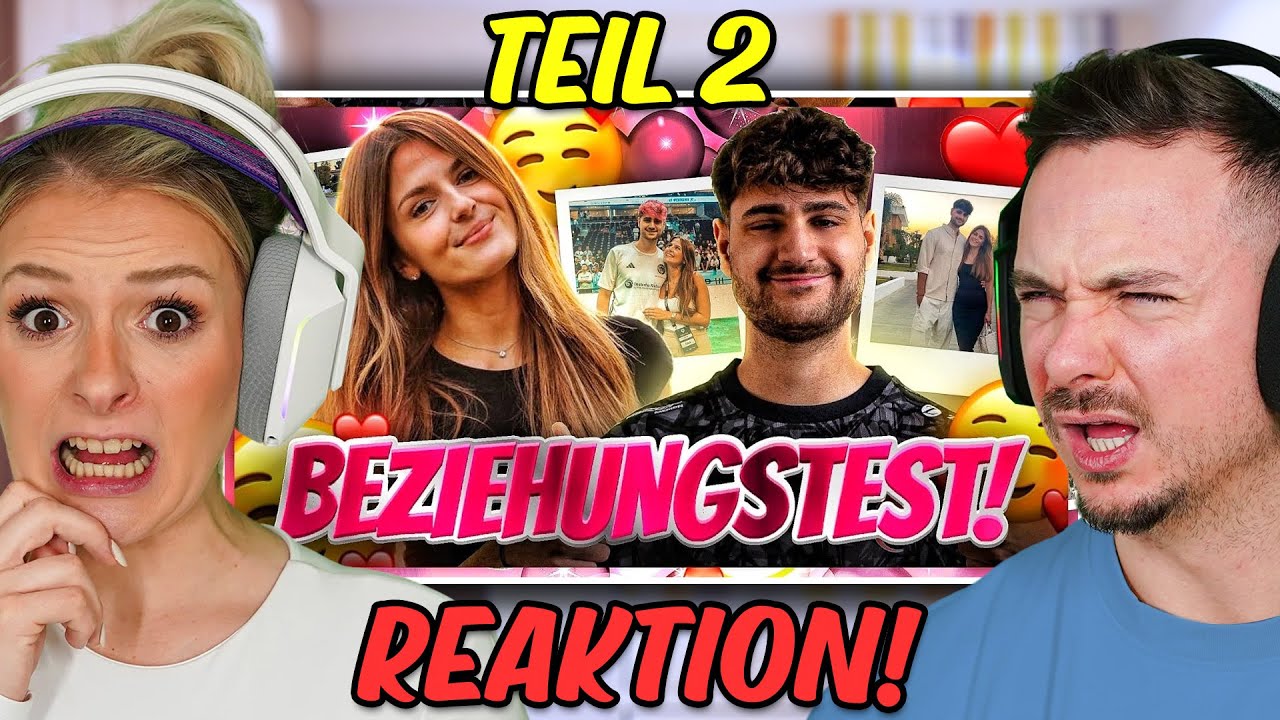 Wir machen den Beziehungstest von Eli und Melina (Teil 2) | FitnessCouple Reaktion