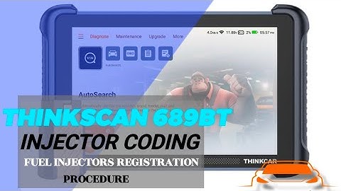 Using "THINKCAR 689BT" For Injector Coding