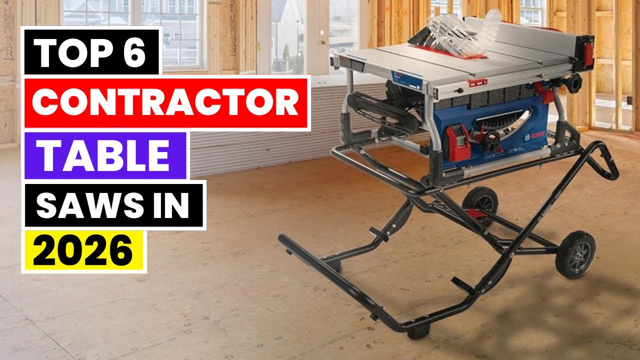 Table Saw Performance Top 6 Best Contractor Table Saws 2026 | Top 6 for Power, Precision ...