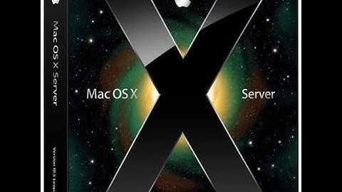 Mac OS X Server 10.5 Leopard - First run and walkthrough