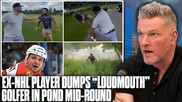 Ex-NHLer Nick Tarnasky Beats Loudmouth Golfer's Ass, Tosses Him In Pond In Viral Video | Pat McAfee