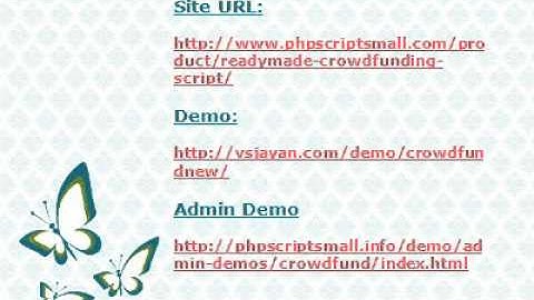 Crowd Funding Script