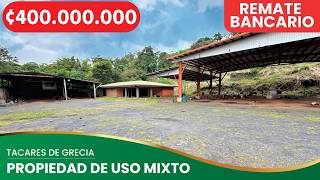 Propiedad de uso mixto en venta en Tacares de Grecia. Bien adjudicado bancario.