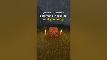 You can use one command in real life, what you doing? #minecraft #minecraftshorts #nostalgia