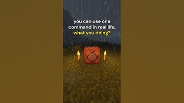 You can use one command in real life, what you doing? #minecraft #minecraftshorts #nostalgia