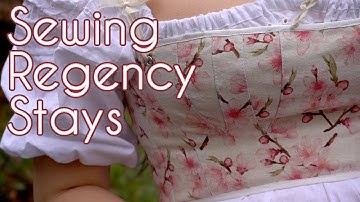 Making Regency Stays for Bridgerton Ball | Regency Corset using RedThreaded