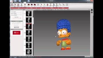 Preview of FlexScan3D 3.1 3D Scanner Software: Color Texture Merge