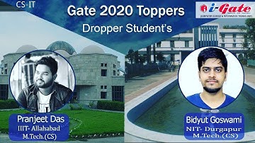 Inspire Yourself for GATE 2021|Gate 2020 Dropper Students| Pranjeet (IIIT-A) | Bidyut (NIT-D) | igb